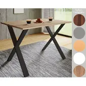 VCM Premium houten eettafel | H. 76 x B. 80 x D. 50 cm | Keukentafel Eettafel Xona X
