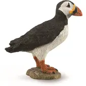Collecta Speeldier Papegaaiduiker 6 X 5,5 Cm Abs Zwart/wit