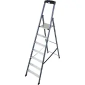 Krause Trapladder, geanodiseerd, 7 treden