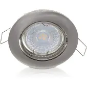 ELP gu10 armatuur aegir kantelbaar silver Ø70/77mm IP22