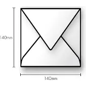 Clairefontaine Stuifmeel van enveloppe 140 mm, snoepjesroze