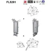 As FL5281 Roetfilter (DPF)