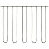 House Doctor - Stilio Glasrek - 40x30 cm - Antiek Zilver
