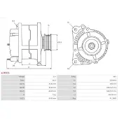 AS-PL A3800S Dynamo / Alternator