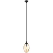 Emibig Hanglamp 1xE14 10W ASTRAL, honingkleurige kap, model 1267/1