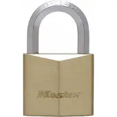 Masterlock 50mm extra thick solid brass body - 30mm hardened steel HEXagonal shac - 1155EURD