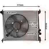 VAN WEZEL 03002213 Radiateur