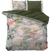Dreamhouse Dekbedovertrek Mystery Flower White Satijn-240 x 200 / 220 cm | Lits-Jumeaux