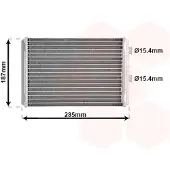 VAN WEZEL 17006325 Kachelradiateur, interieurverwarming
