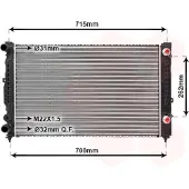 VAN WEZEL 03002109 Radiateur