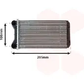 VAN WEZEL 03006223 Kachelradiateur, interieurverwarming
