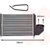 VAN WEZEL 06006172 Kachelradiateur, interieurverwarming