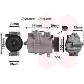 VAN WEZEL 5801K701 Aircopomp