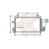 VAN WEZEL 83005068 Condensor voor airco