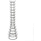 Clayre & Eef Mokkenrek Ø 41x148 cm metaal