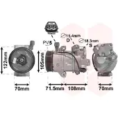 VAN WEZEL 2900K008 Aircopomp
