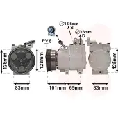 VAN WEZEL 8200K159 Aircopomp
