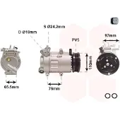 VAN WEZEL 1801K001 Aircopomp