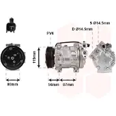 VAN WEZEL 1800K393 Aircopomp