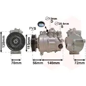 VAN WEZEL 3000K704 Aircopomp