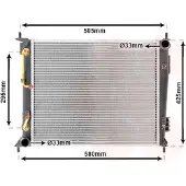 VAN WEZEL 83002136 Radiateur