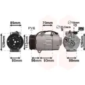 VAN WEZEL 1800K416 Aircopomp