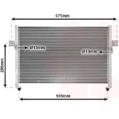VAN WEZEL 82005058 Condensor voor airco