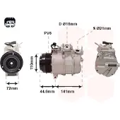 VAN WEZEL 1801K719 Aircopomp