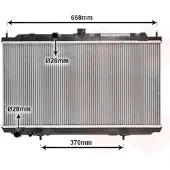 VAN WEZEL 13002237 Radiateur