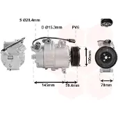 VAN WEZEL 0300K342 Aircopomp