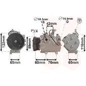 VAN WEZEL 5200K125 Aircopomp