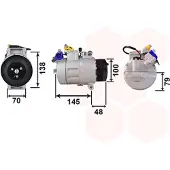 VAN WEZEL 0600K328 Aircopomp
