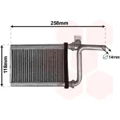 VAN WEZEL 32006254 Kachelradiateur, interieurverwarming
