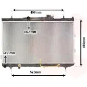 VAN WEZEL 83002075 Radiateur
