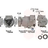 VAN WEZEL 3700K595 Aircopomp