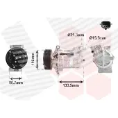 VAN WEZEL 1501K700 Aircopomp