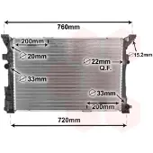 VAN WEZEL 30002653 Radiateur