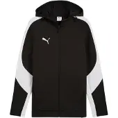 Puma Sportsweatvest 'TeamEvostripe' zwart / wit