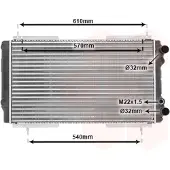 VAN WEZEL 43002155 Radiateur
