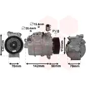 VAN WEZEL 0600K496 Aircopomp