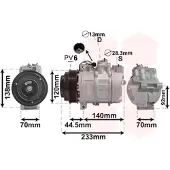VAN WEZEL 3000K277 Aircopomp