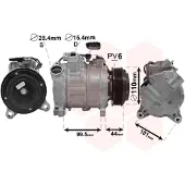 VAN WEZEL 0600K493 Aircopomp