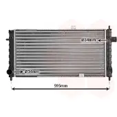 VAN WEZEL 37002054 Radiateur