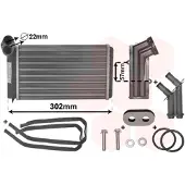 VAN WEZEL 58006201 Kachelradiateur, interieurverwarming