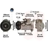 VAN WEZEL 2700K276 Aircopomp