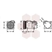 VAN WEZEL 5800K281 Aircopomp