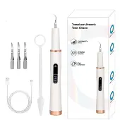 INF Ultrasone tandsteenverwijderaar en 4 reinigingskoppen White