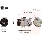 VAN WEZEL 4300K394 Aircopomp