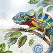 IHR - Lunch servetten - Exotic Chameleon