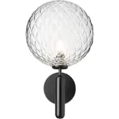 Nuura Miira Outdoor Wandlamp Black|Optic Clear